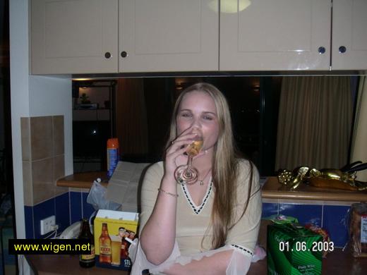 Susanne thinks its more important to drink than taking photos.jpg
